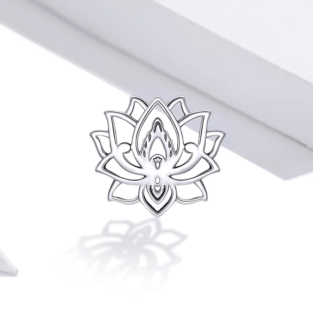 Pandora Style Silver Blooming Lotus Charm - SCC1724