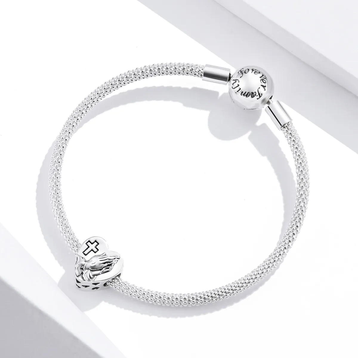 Pandora Style Silver Faith Charm - BSC317