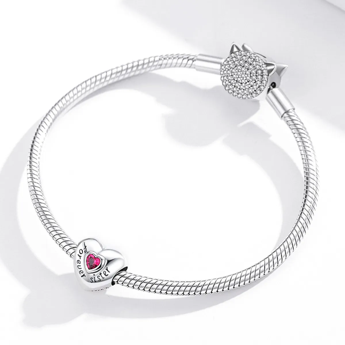 Pandora Style Silver Forever Love Charm - SCC1835