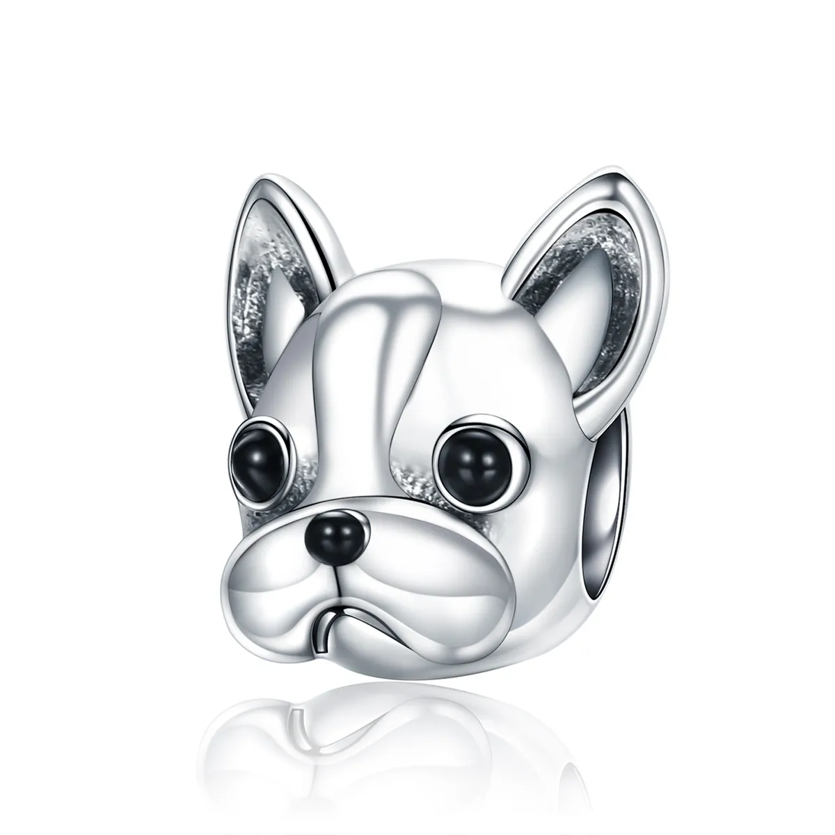 Pandora Style Silver French Bulldog Charm - SCC315