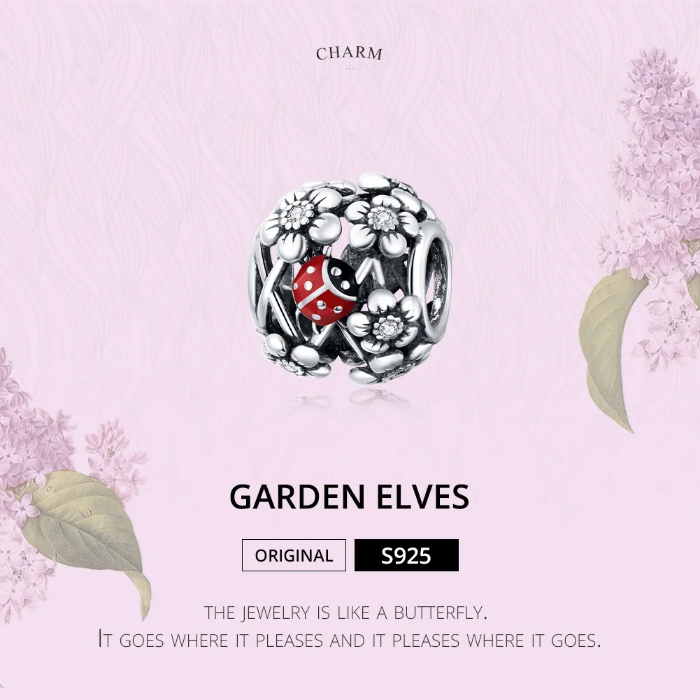 Pandora Style Silver Garden Alves Charm - SCC1641