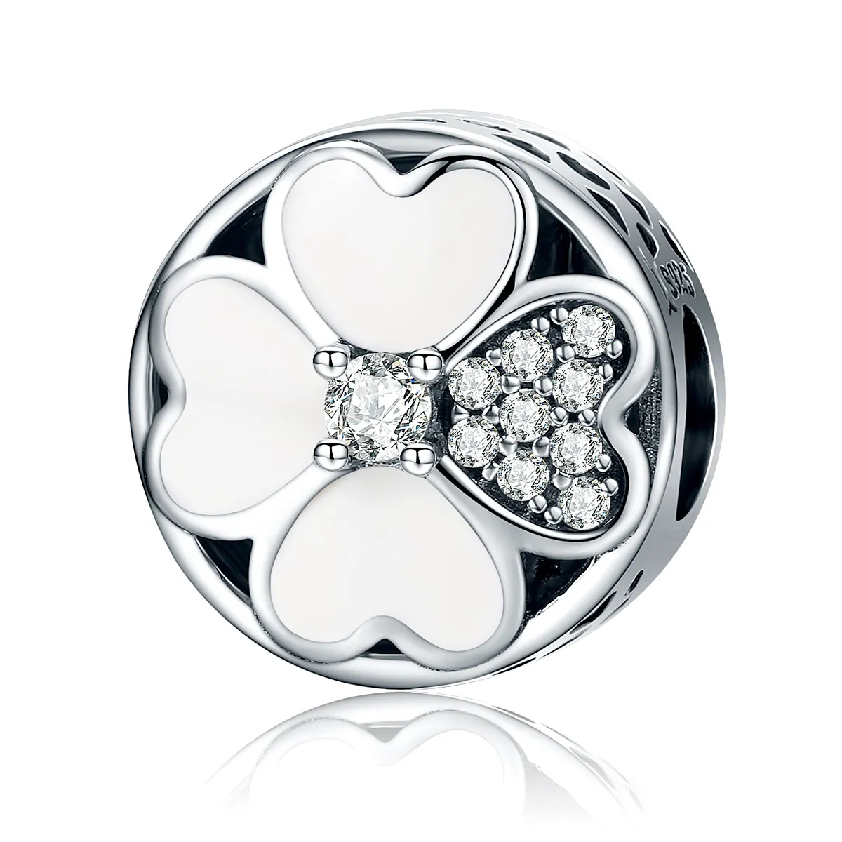 Pandora Style Silver Happy Petals Charm - SCC250