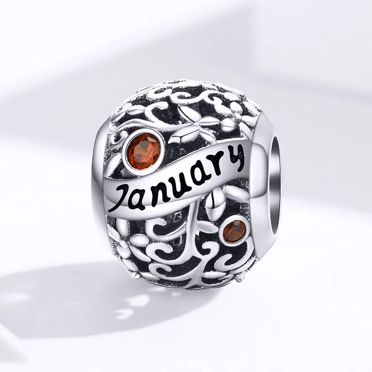 Pandora Style Silver January Birthstone Charm - SCC1385-1