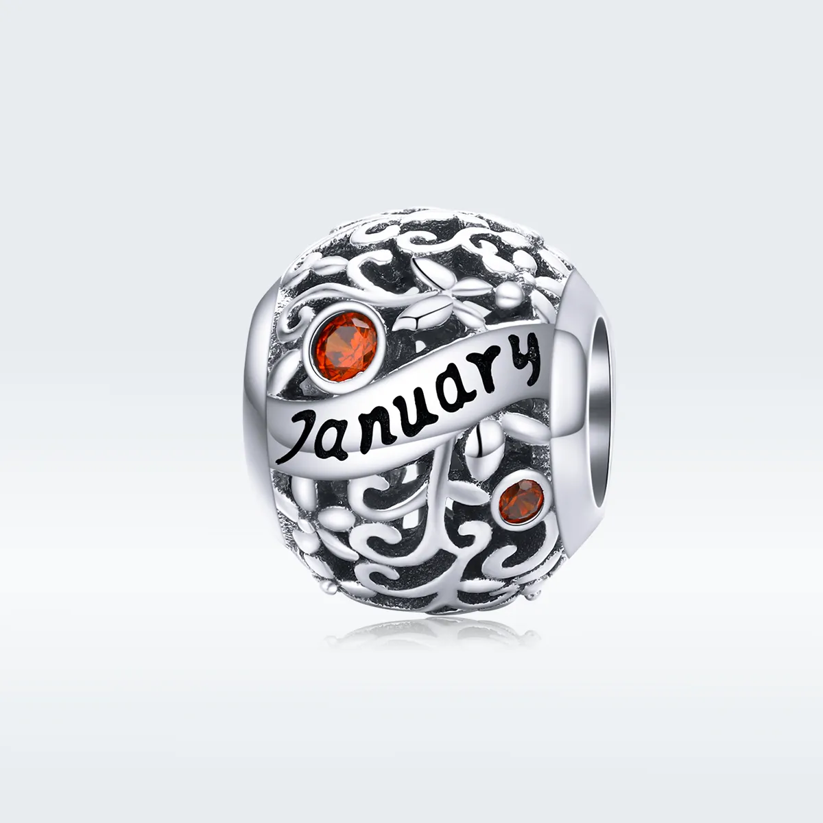 Pandora Style Silver January Birthstone Charm - SCC1385-1