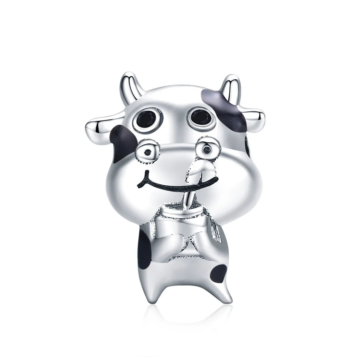 Pandora Style Silver Little Cow Charm - SCC1574