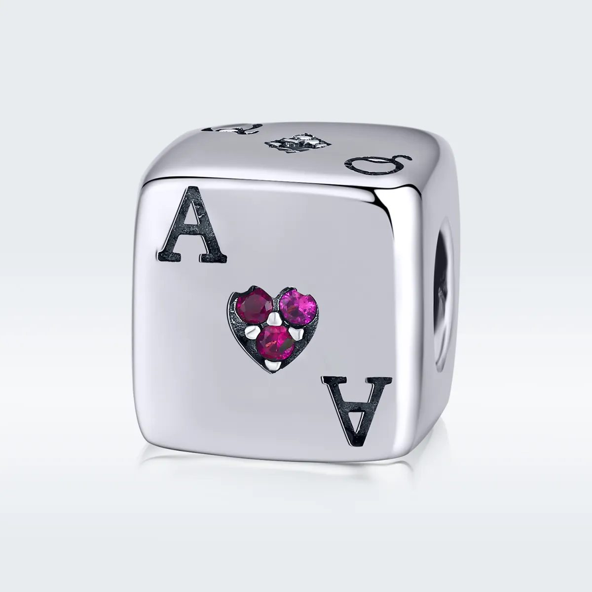 Pandora Style Silver Love Dice Charm - SCC1440