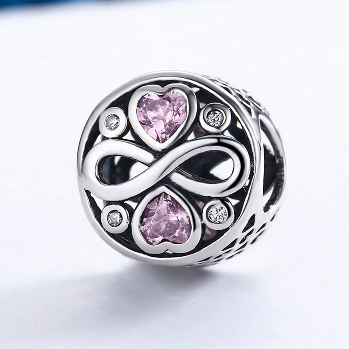 Pandora Style Silver Love Lasts Charm - SCC240