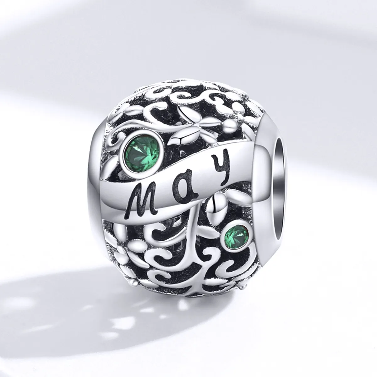 Pandora Style Silver May Birthstone Charm - SCC1385-5