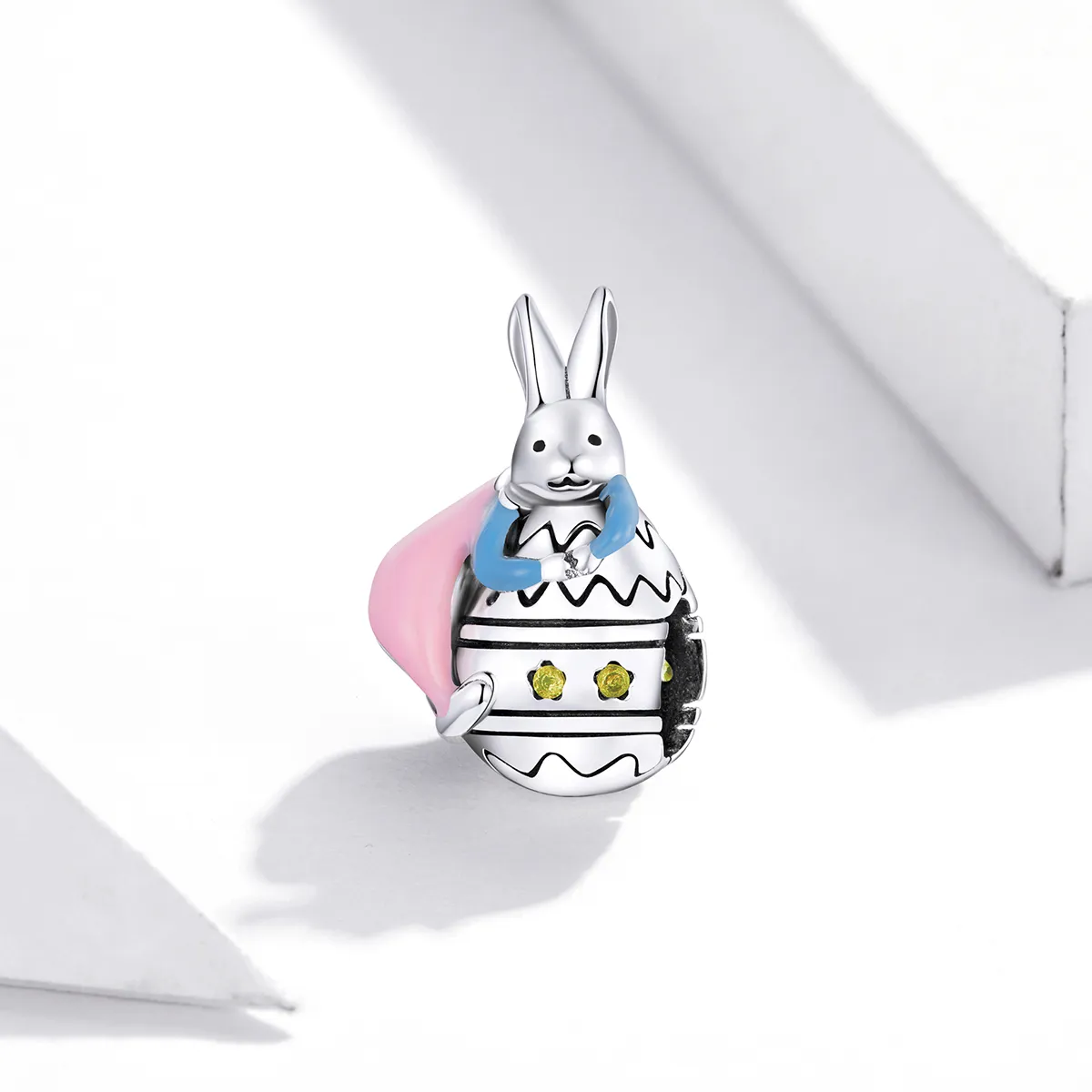 Pandora Style Silver Miss Rabbit Charm - SCC1754