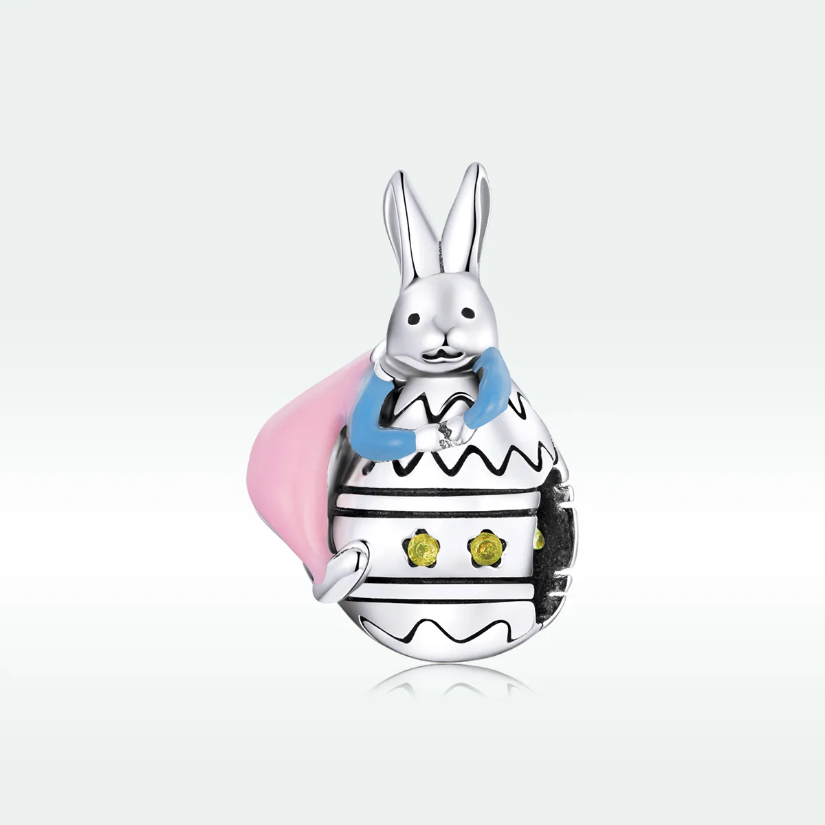 Pandora Style Silver Miss Rabbit Charm - SCC1754