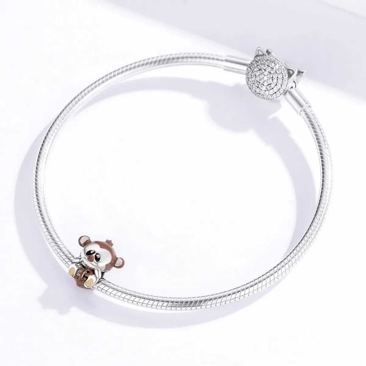 Pandora Style Silver Monkey Charm - BSC125