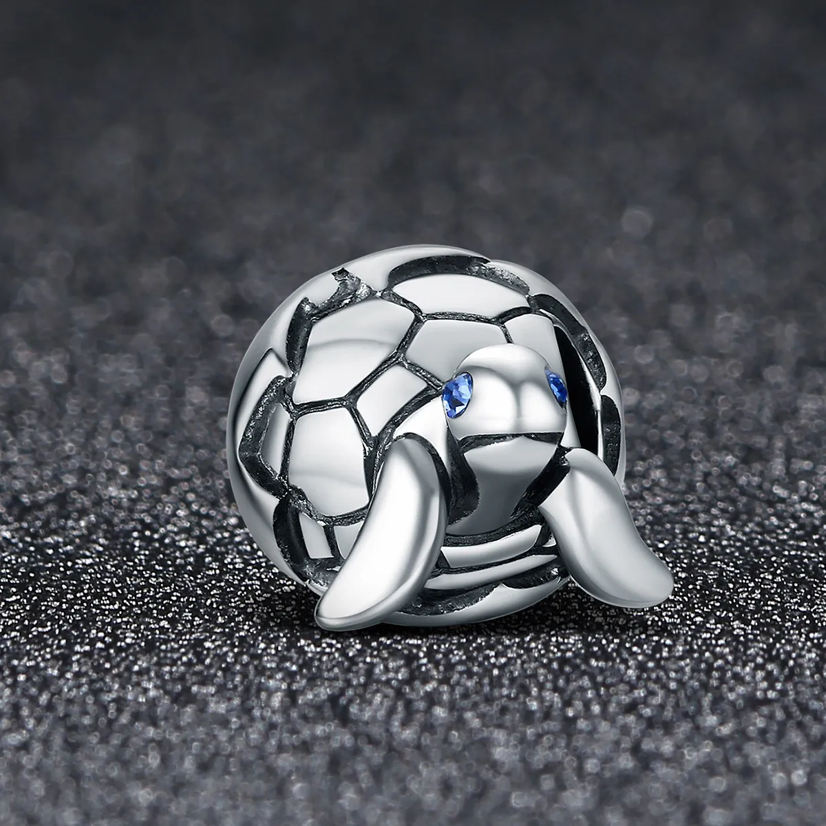 Pandora Style Silver Newborn Turtle Charm - SCC192