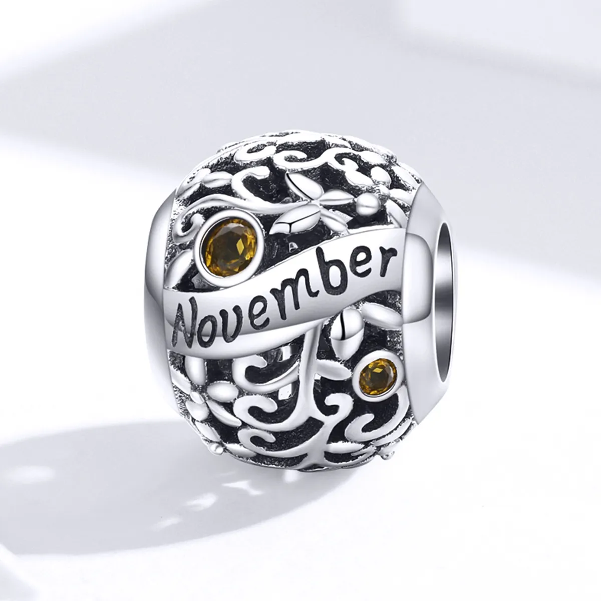 Pandora Style Silver November Birthstone Charm - SCC1385-11