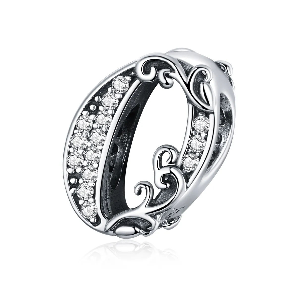 Pandora Style Silver Number 0 Charm - SCC1418-0