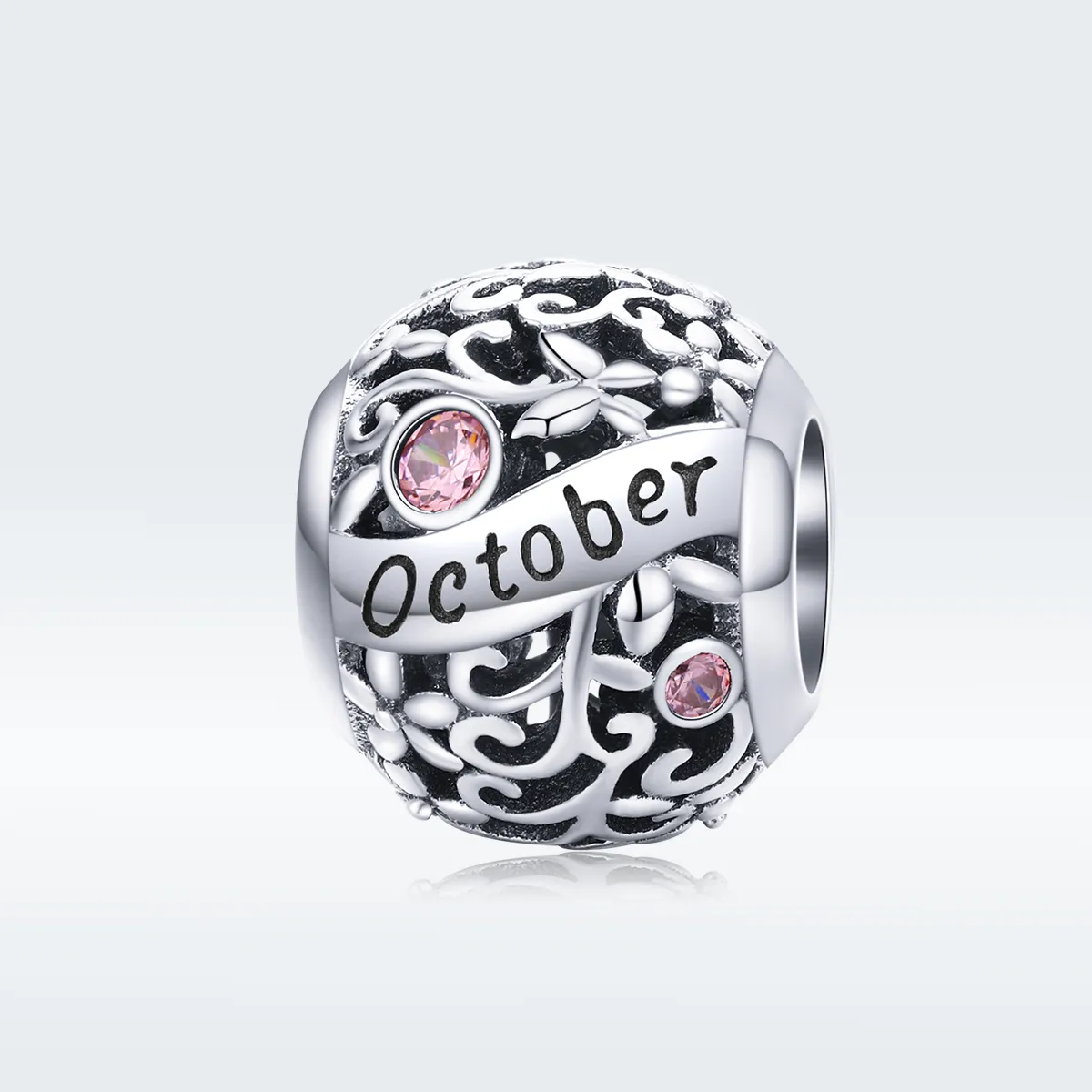 Pandora Style Silver October Birthstone Charm - SCC1385-10