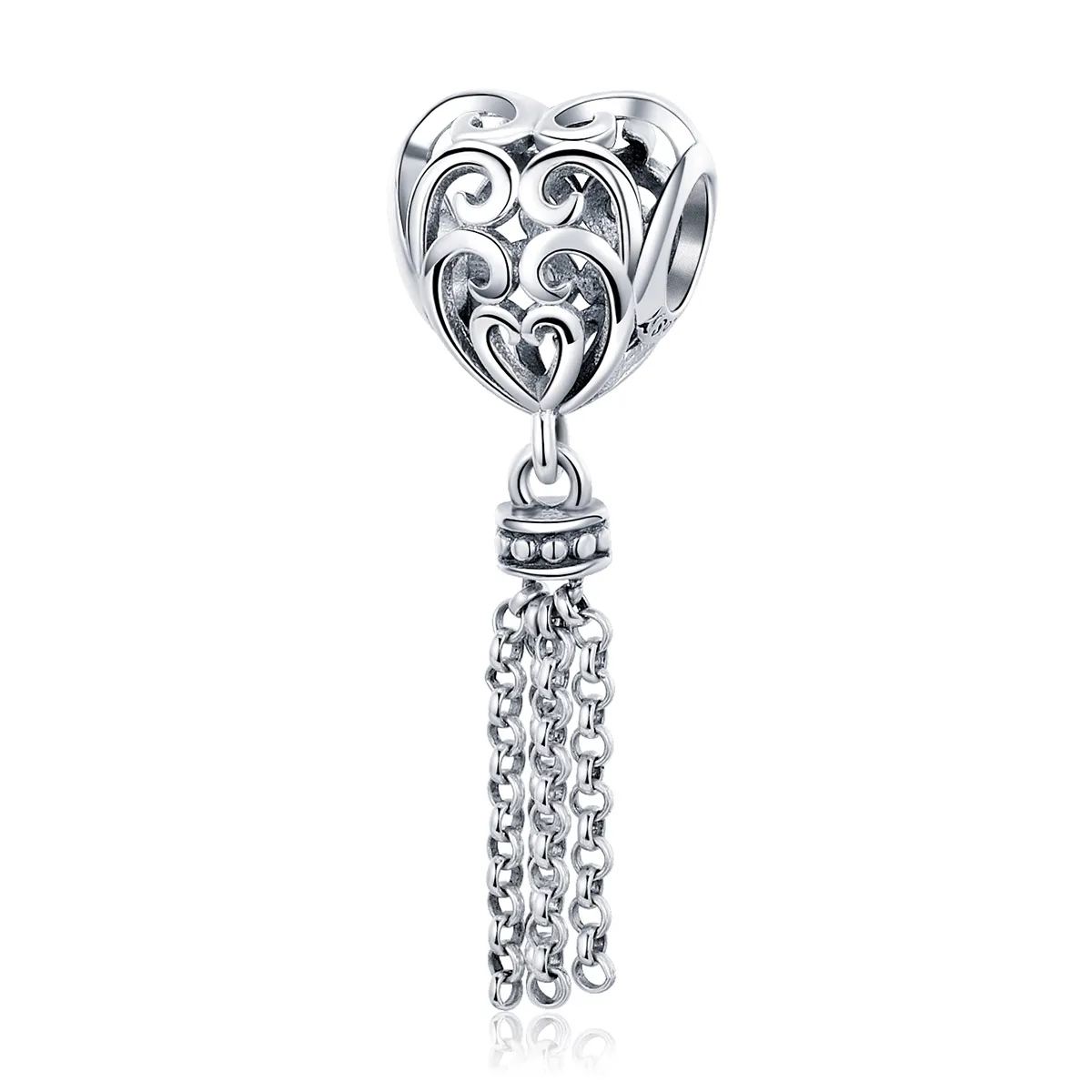 Pandora Style Silver Openwork Dreamcatcher Charm - SCC722