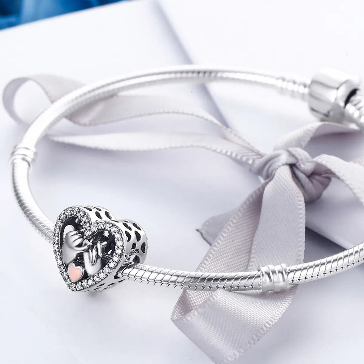 Pandora Style Silver Our Pinky Promise Forever Charm - SCC167