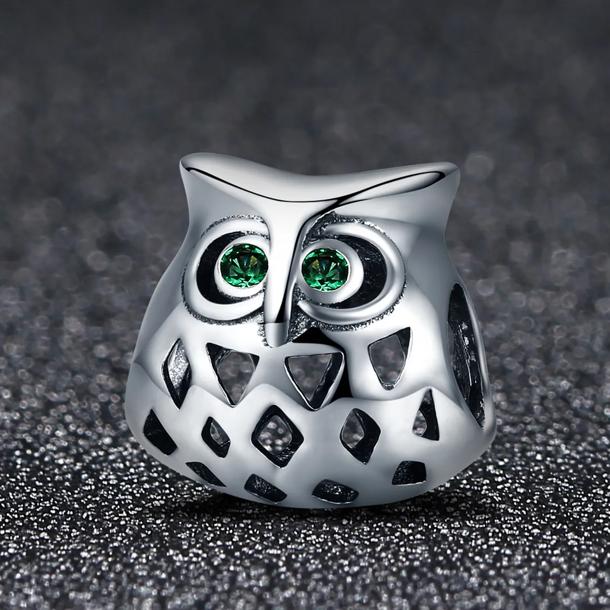 Pandora Style Silver Owl Charm - SCC424