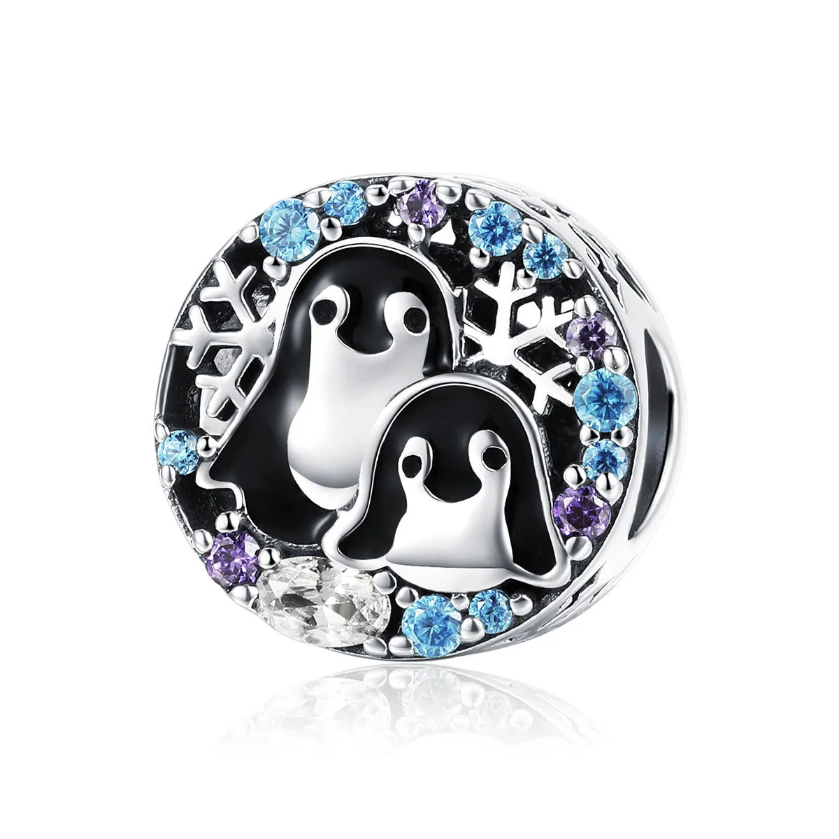 Pandora Style Silver Penguin House Charm - SCC992