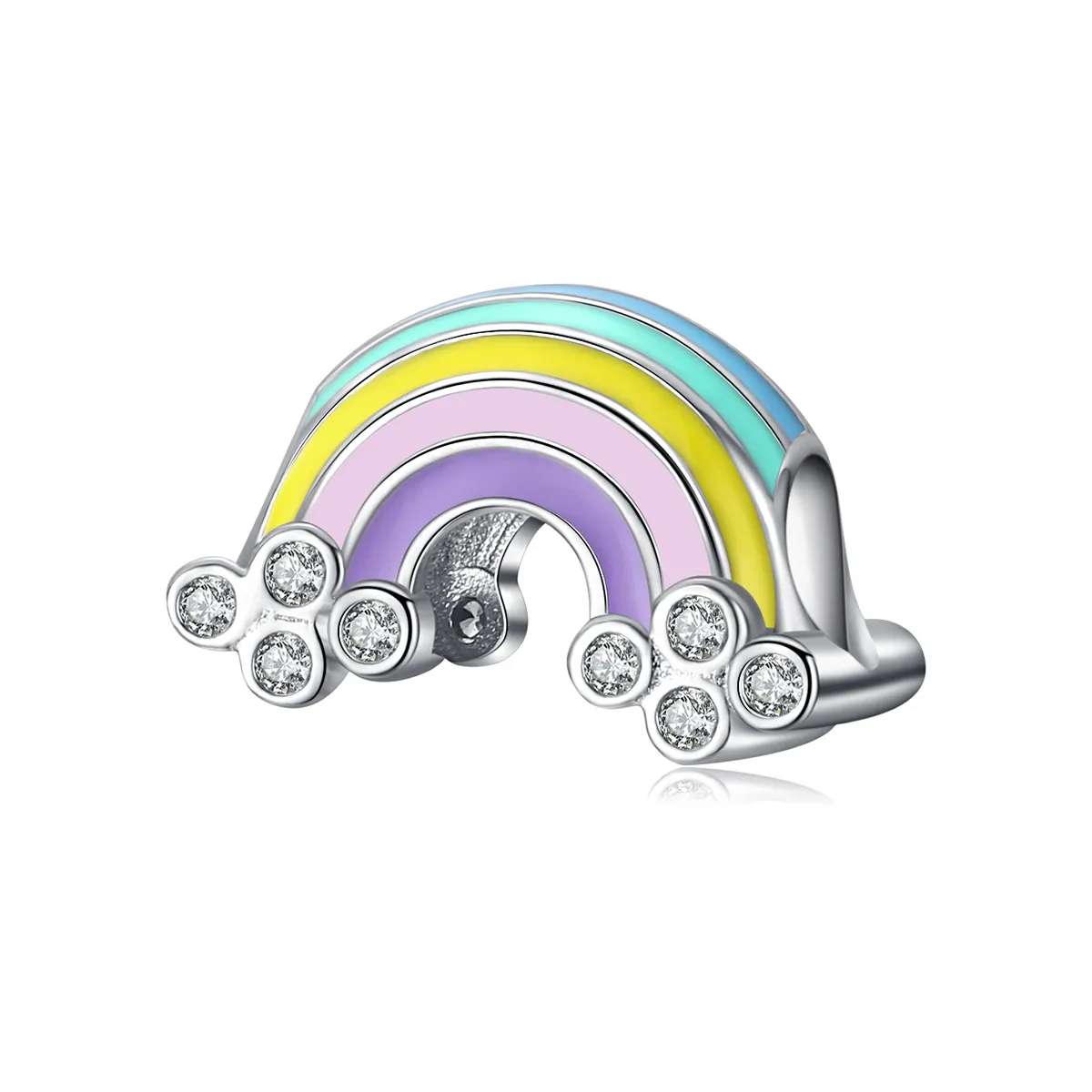 pandora style silver rainbow charm scc1425