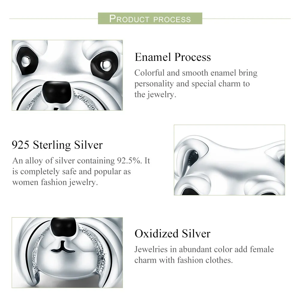 Pandora Style Silver Schnauzer Charm - SCC835