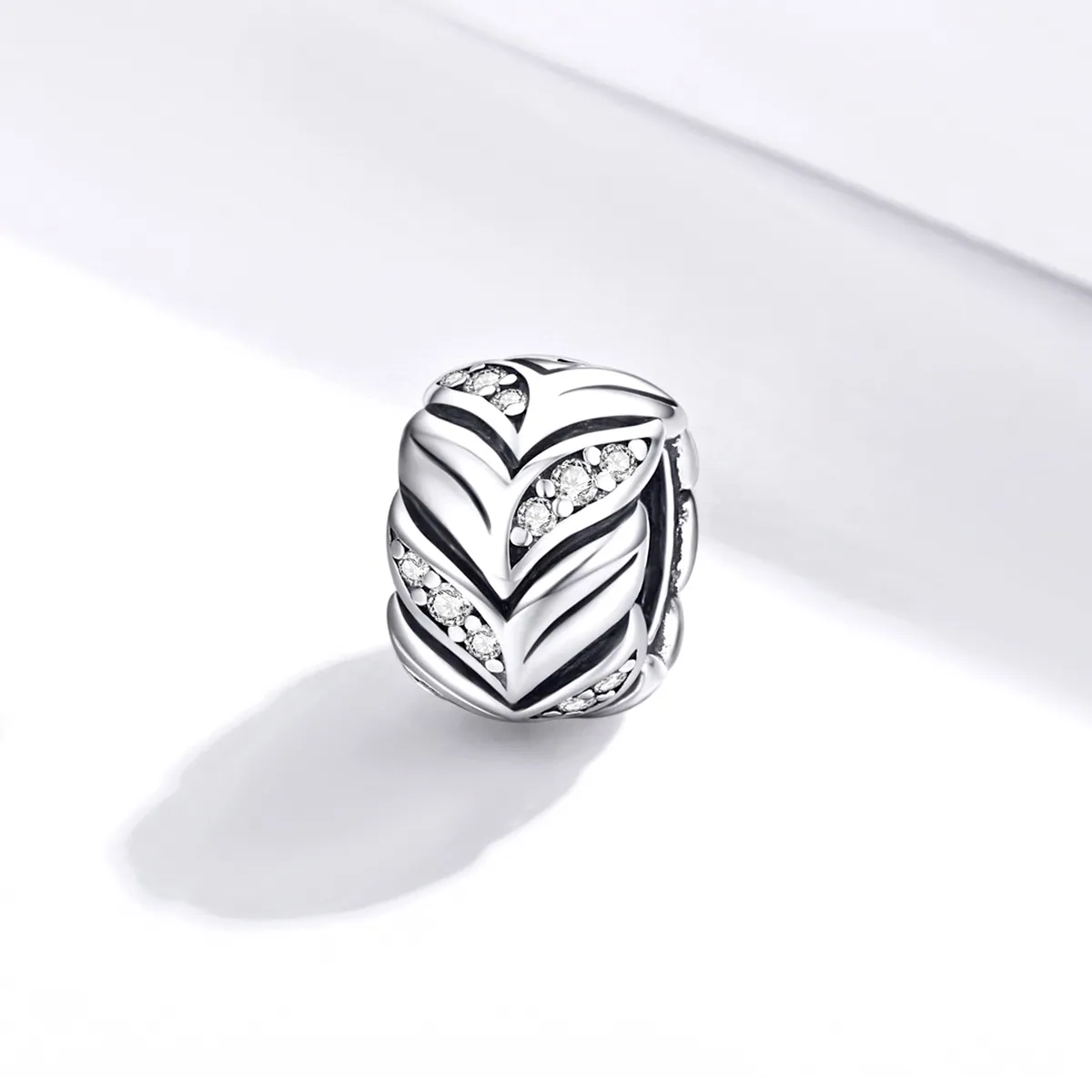 Pandora Style Silver Shining Wheat Ears Charm - SCC1614