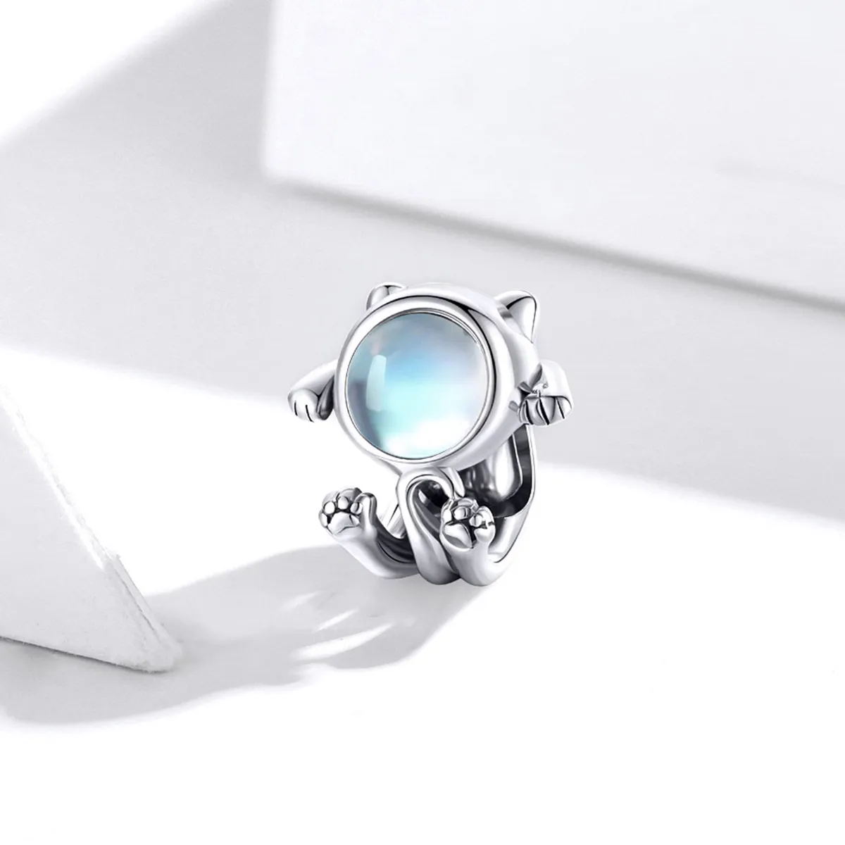 Pandora Style Silver Space Cat Charm - SCC1697