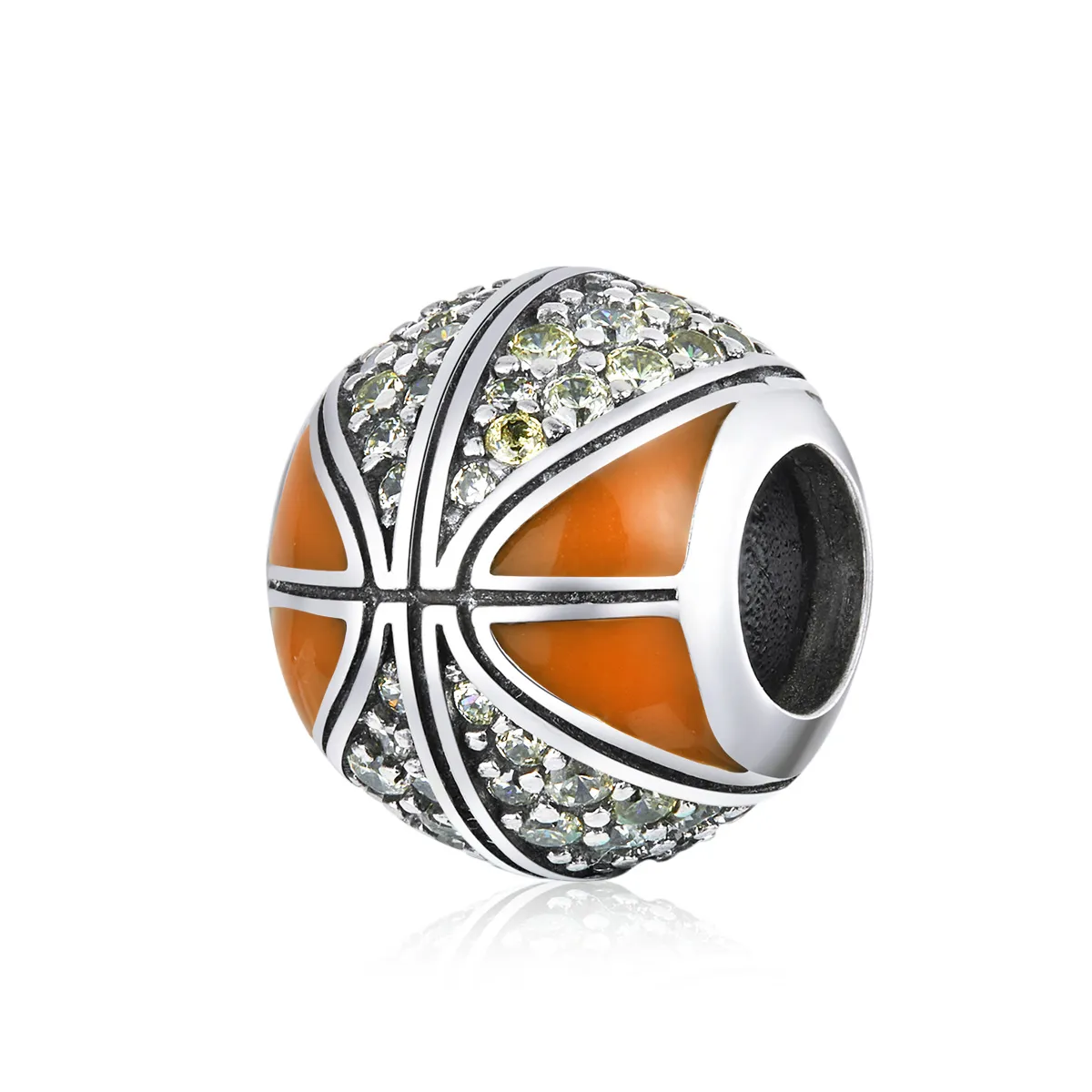 Pandora Style Silver Spirit of Basketball Charm - SCC1506