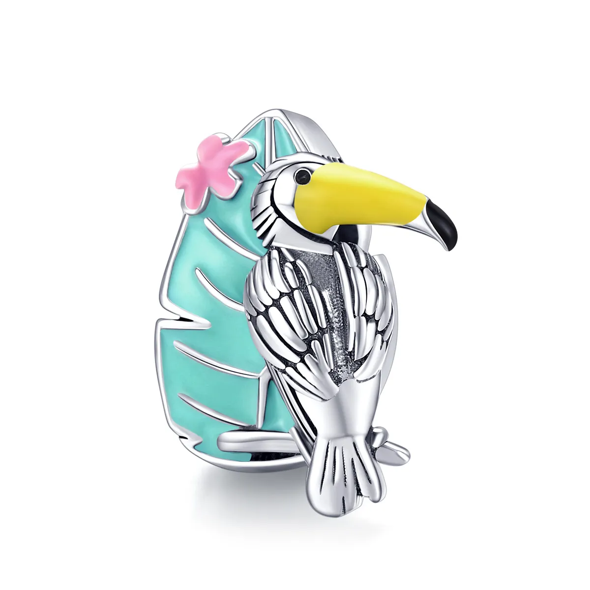 pandora style silver stork charm scc1531