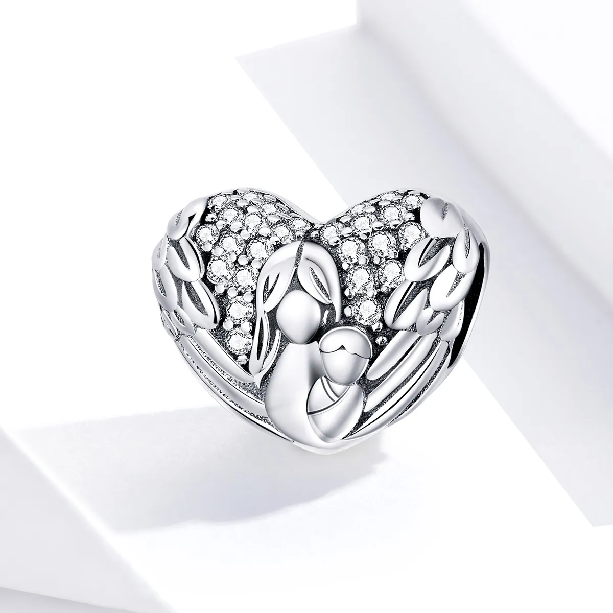 Pandora Style Silver Thank you & Love you Charm - SCC1462