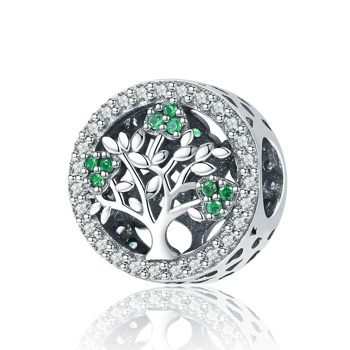 pandora style silver tree of life charm scc919