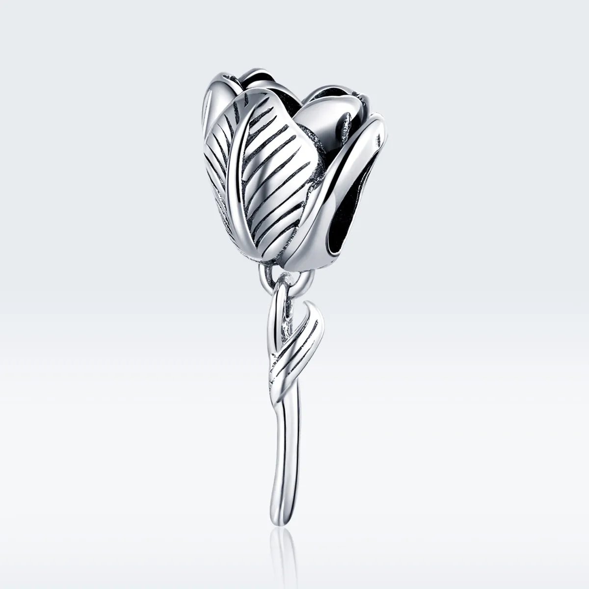 Pandora Style Silver Tulip Charm - SCC1514