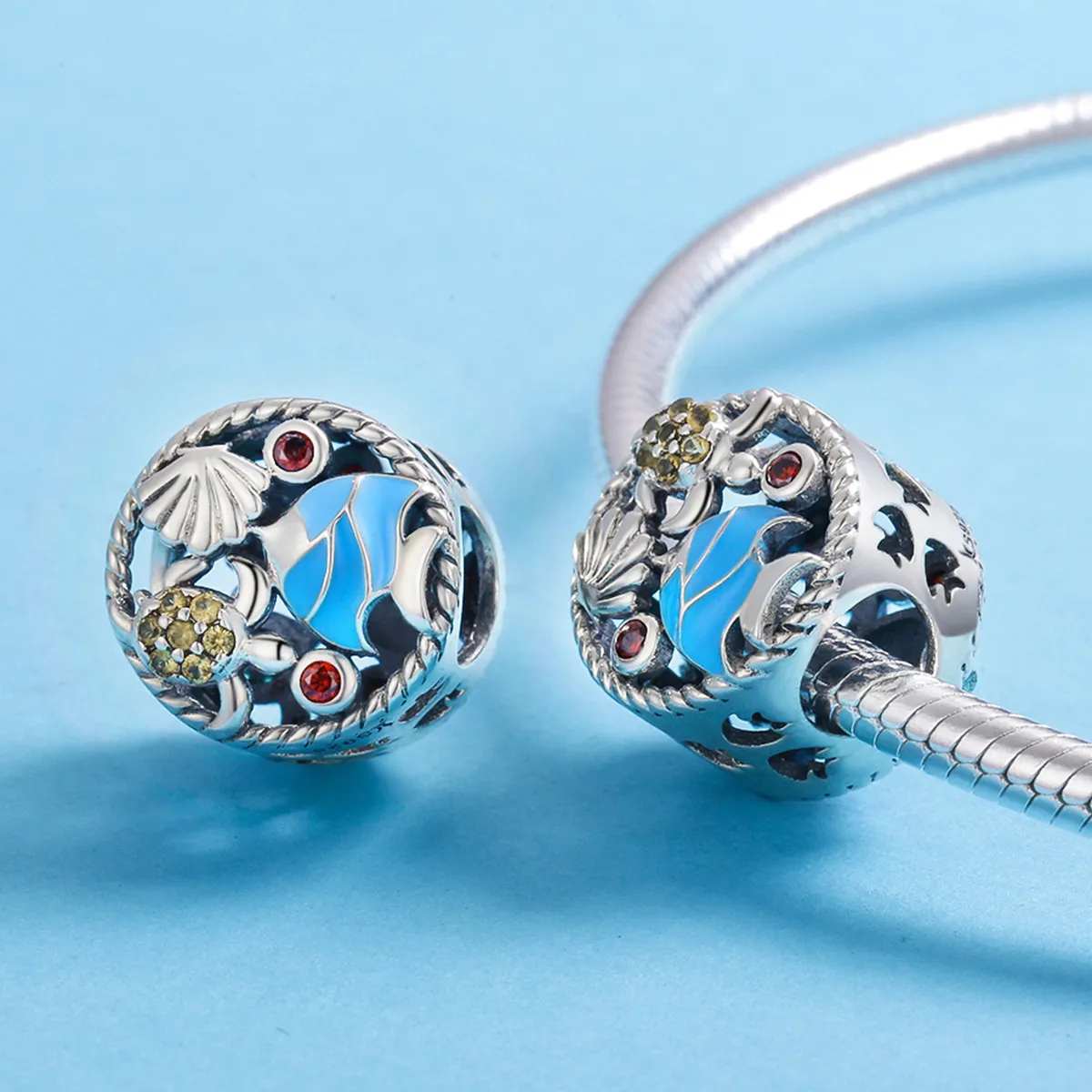 Pandora Style Silver Underwater World Charm - SCC683