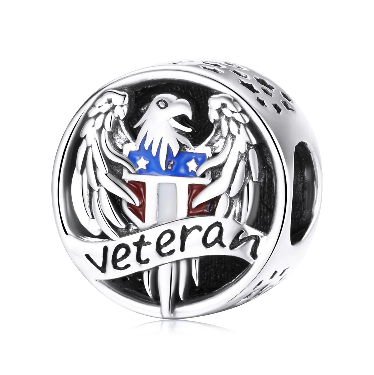 Pandora Style Silver Veteran Charm - SCC1885