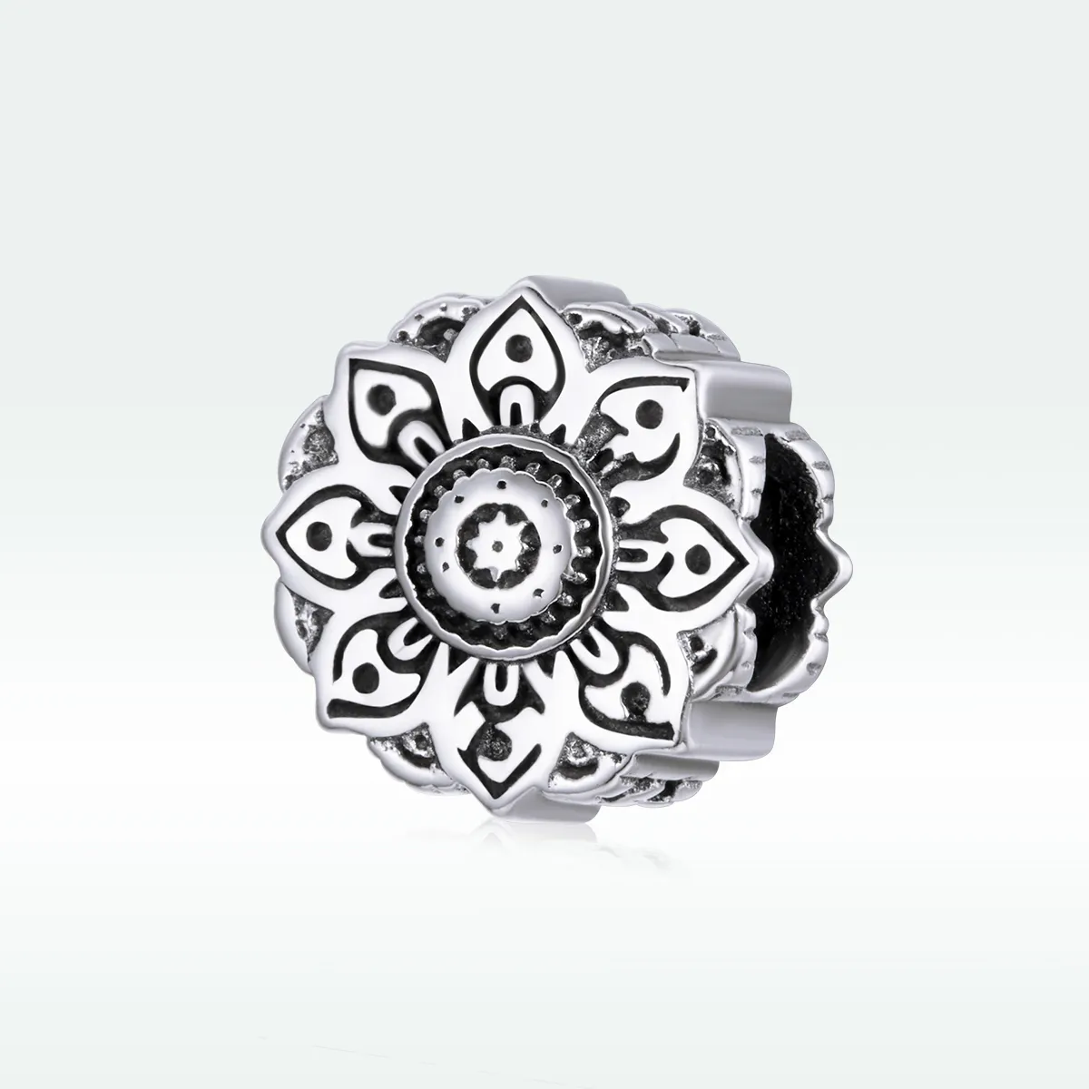 Pandora Style Silver Vintage Lotus Charm - SCC1823