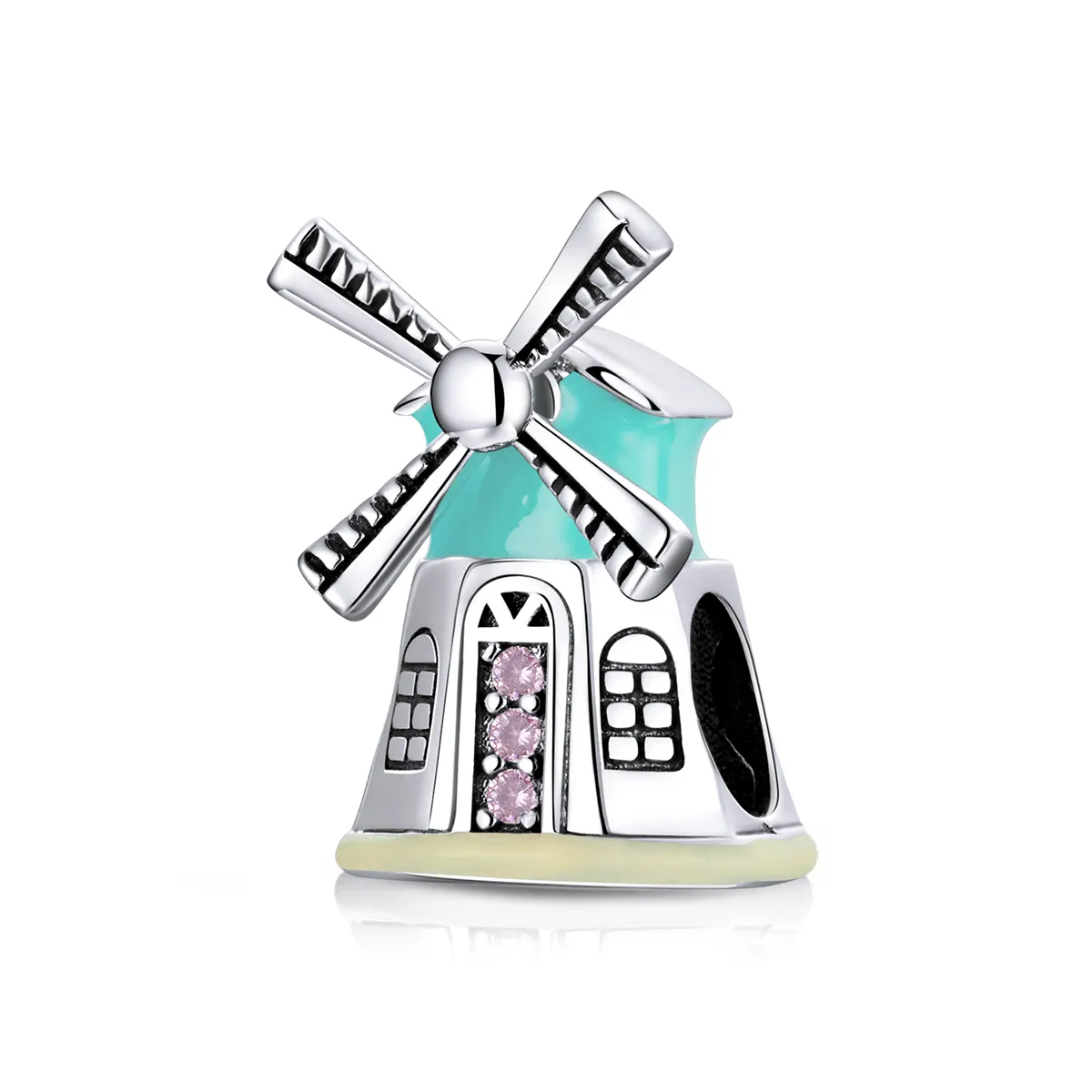 Pandora Style Silver Windmill Charm - SCC1739