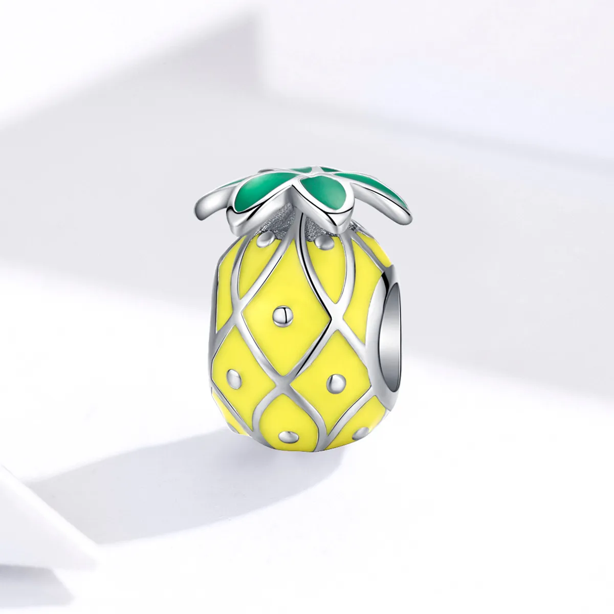 Pandora Style Sølv Ananas Charm - BSC128