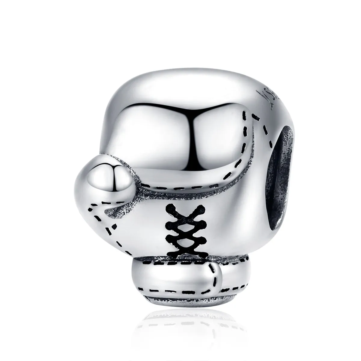 pandora style sølv boksehanske charm scc1325