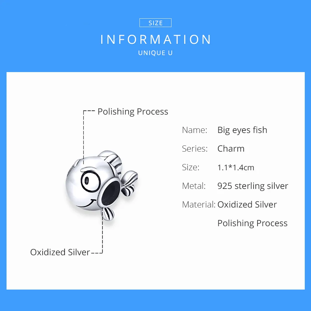 Pandora Style Sølv Dory Charm - SCC1477