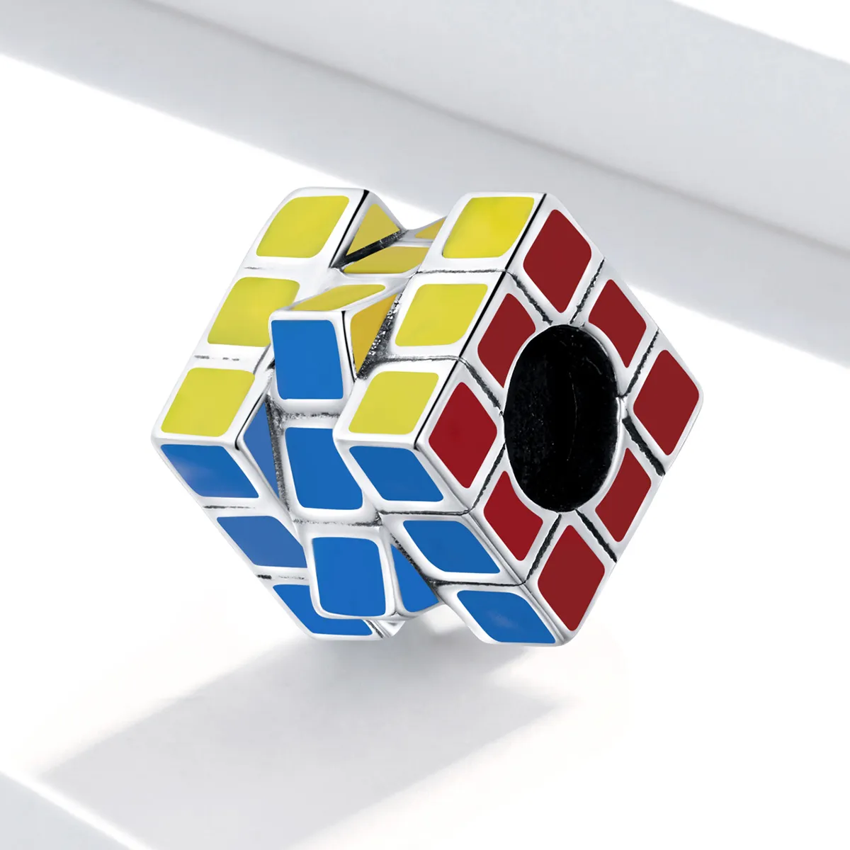 Pandora Style Sølv Fargerik Cube Charm - SCC1640