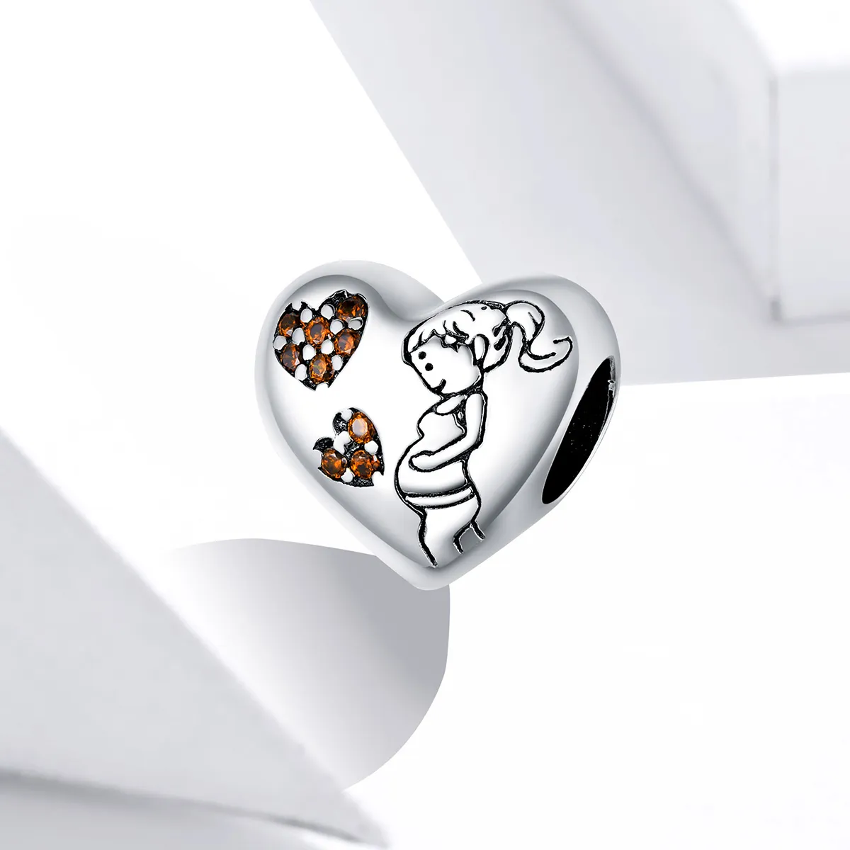 Pandora Style Sølv Gravid mor Charm - SCC1589