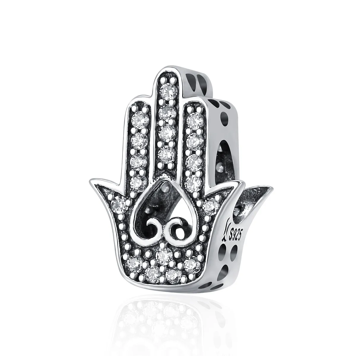 Pandora Style Sølv Hamsa Charm - SCC225