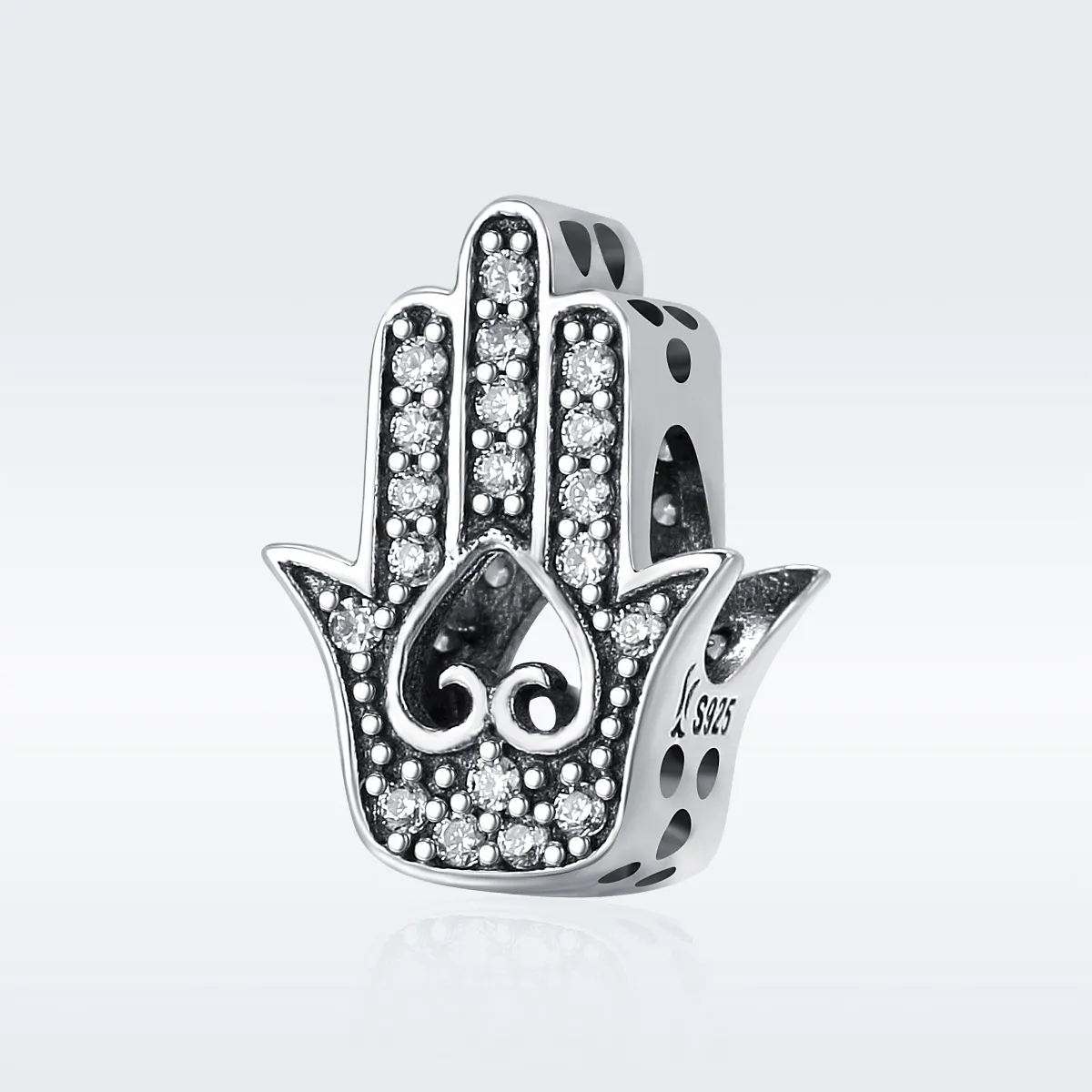 Pandora Style Sølv Hamsa Charm - SCC225