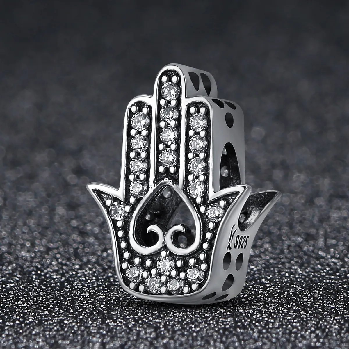 Pandora Style Sølv Hamsa Charm - SCC225