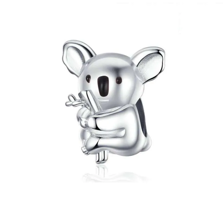 Pandora Style Sølv Koala Bear Charm - BSC093