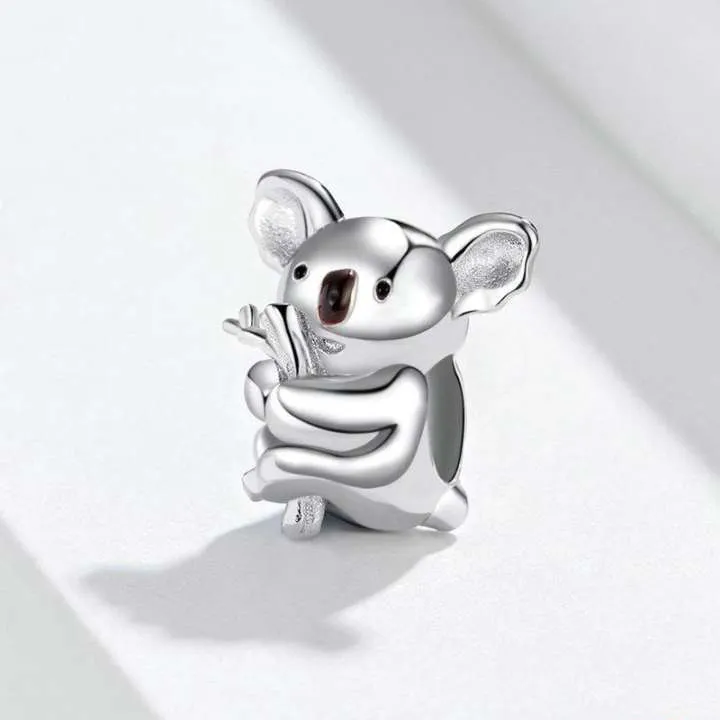 Pandora Style Sølv Koala Bear Charm - BSC093