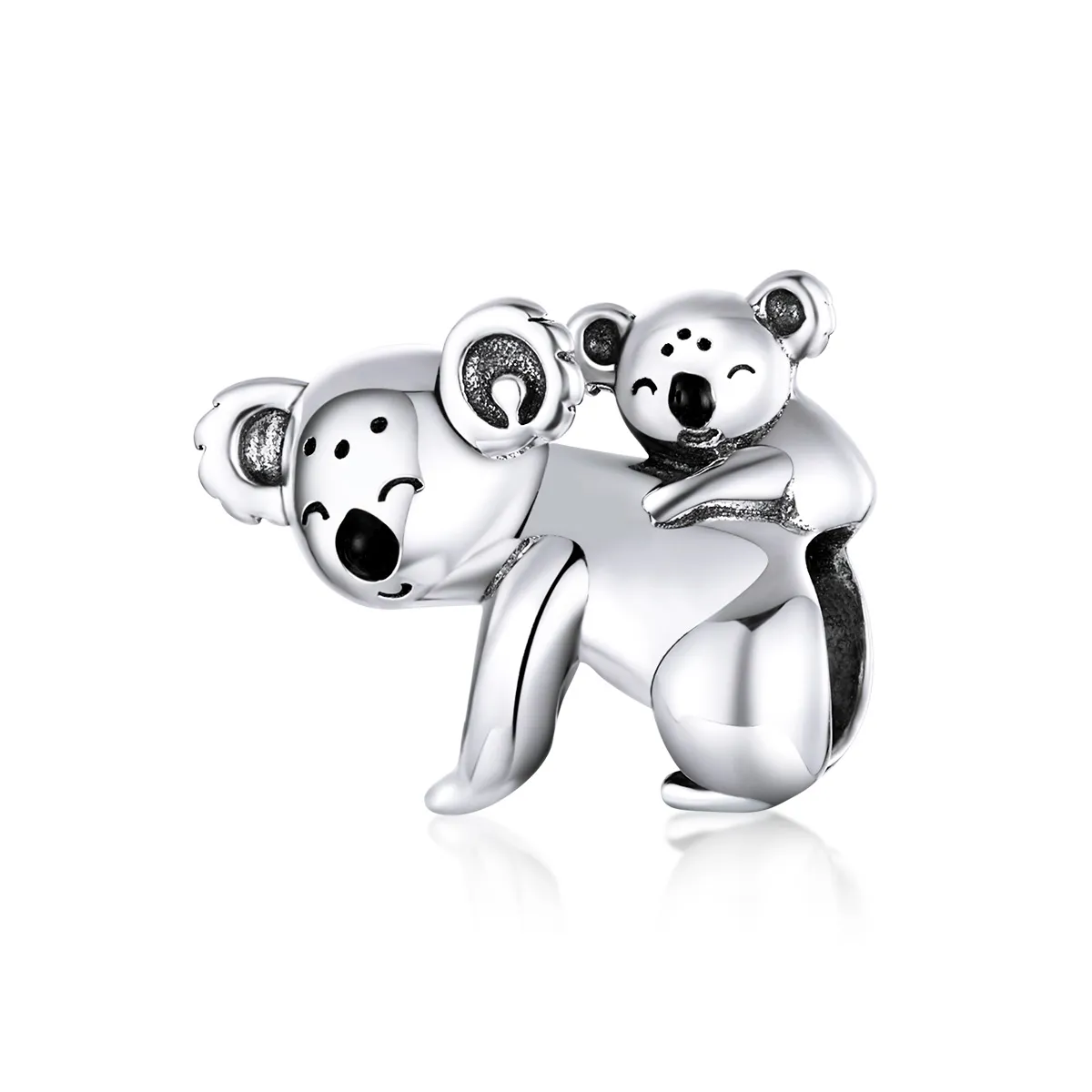 Pandora Style Sølv Koala Med Barn Charm - BSC260