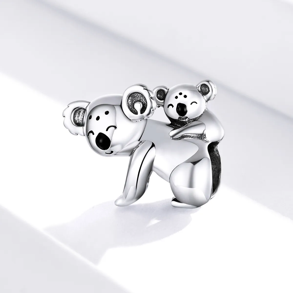 Pandora Style Sølv Koala Med Barn Charm - BSC260