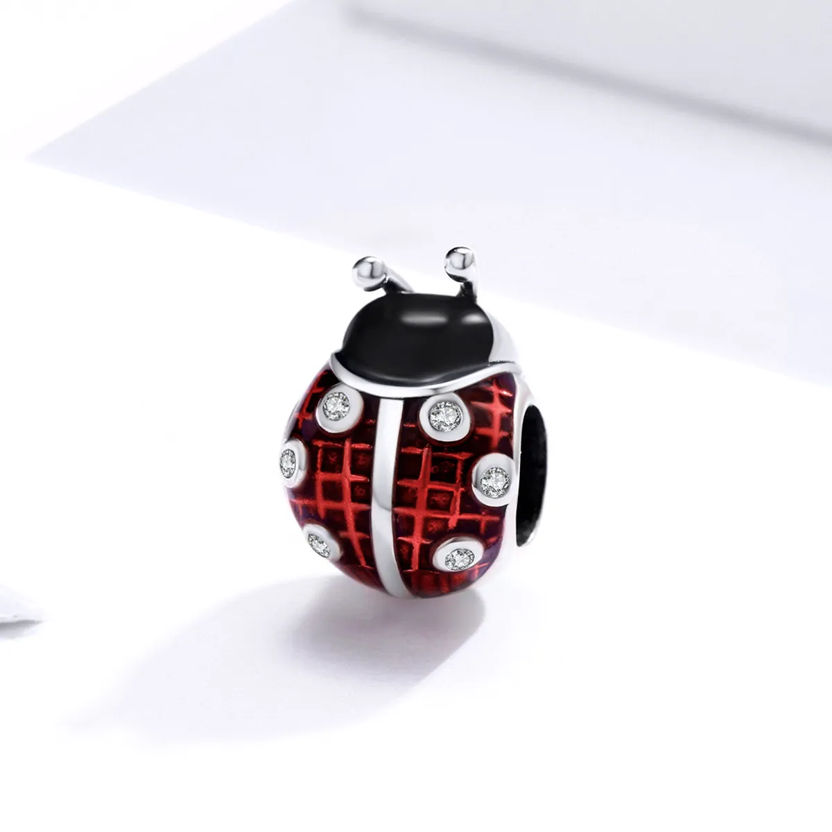 Pandora Style Sølv Ladybug Charm - SCC1481