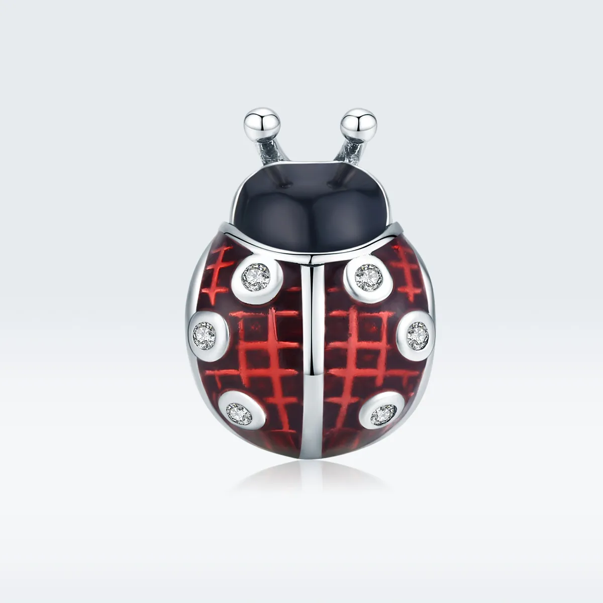 Pandora Style Sølv Ladybug Charm - SCC1481